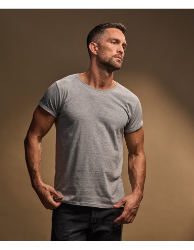 TEE-5062-Mens Roll-Up Tee